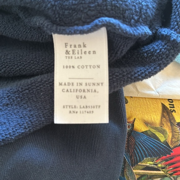 Frank & Eileen faded denim blue hoodie - Picture 5 of 5